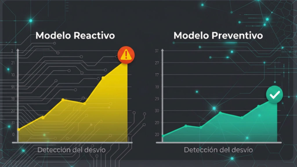 Comparación entre auditoría reactiva y prevención de fraude sanitario con Centro Autorizador Inteligente en tiempo real